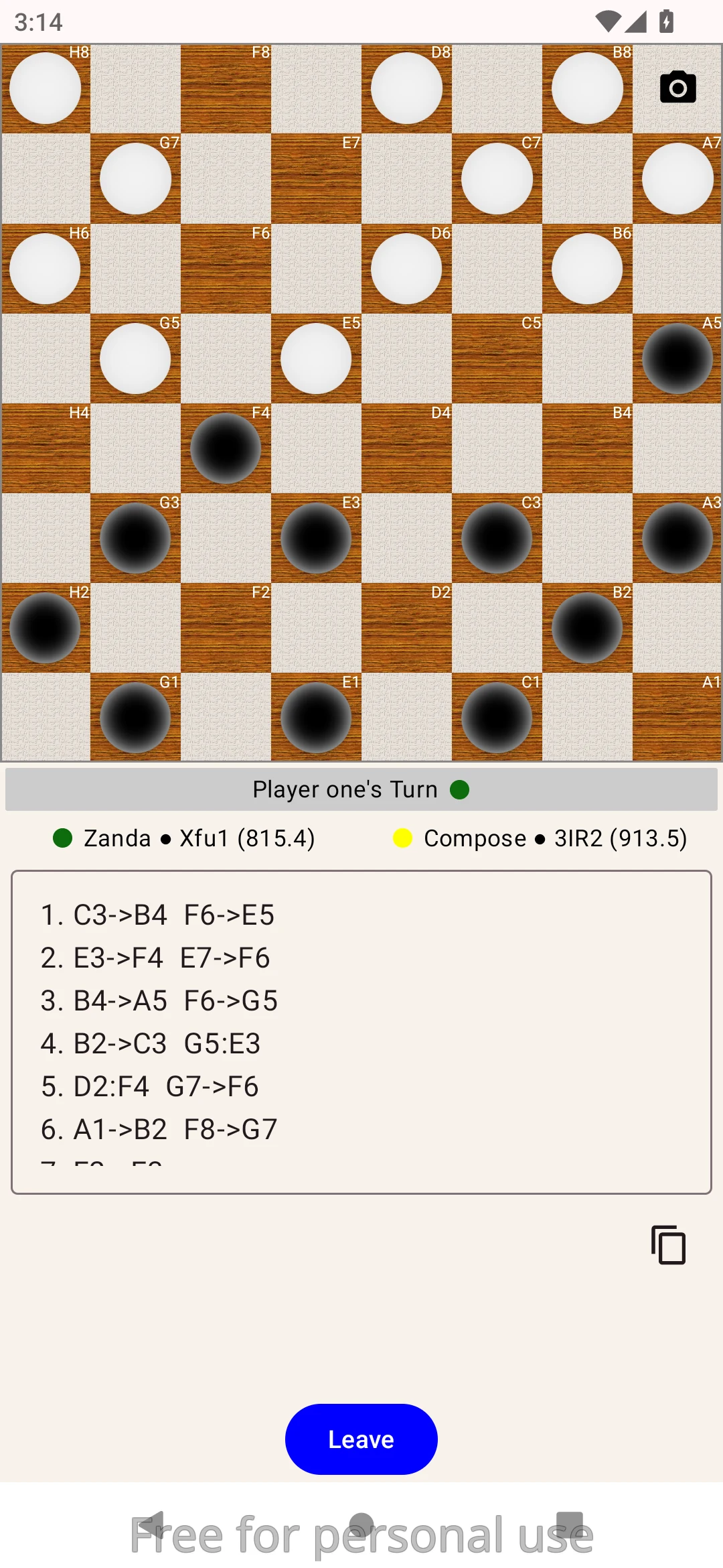Checkerly: Online screenshot
